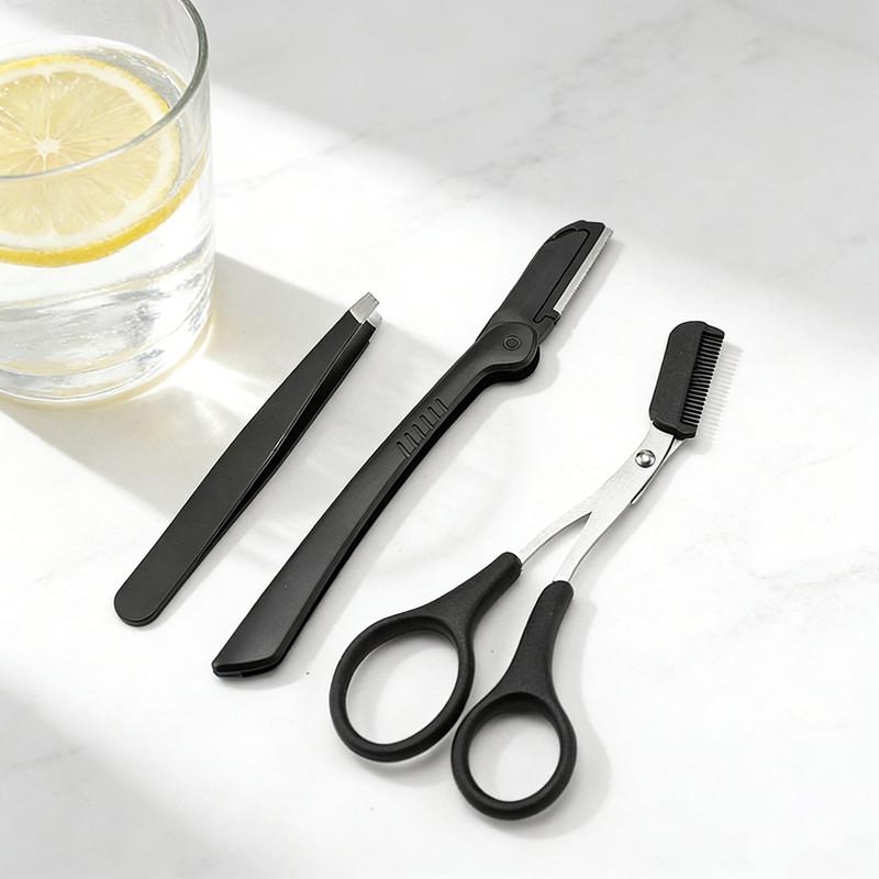Men'S Grooming Tool - 3pcs Set Eyebrow Kit For Women
