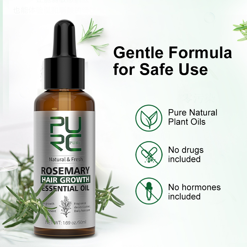 PURC Rosemary Oil for Hair Gro - Beard Oil Growth ulasan dan harga