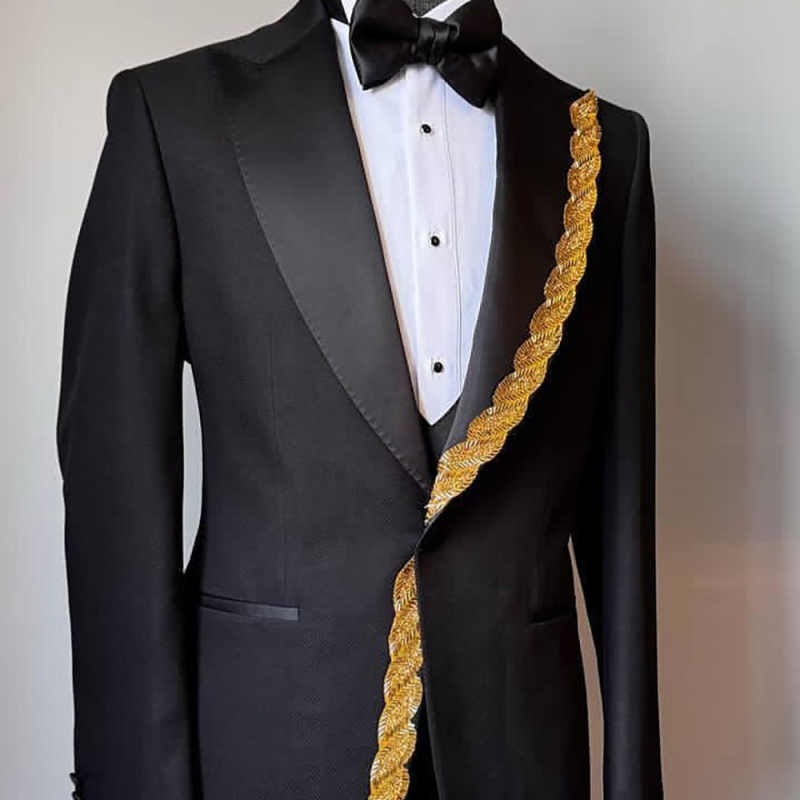 Customized Glitter Rhinestones - Men'S Grooming Jacket ulasan dan harga