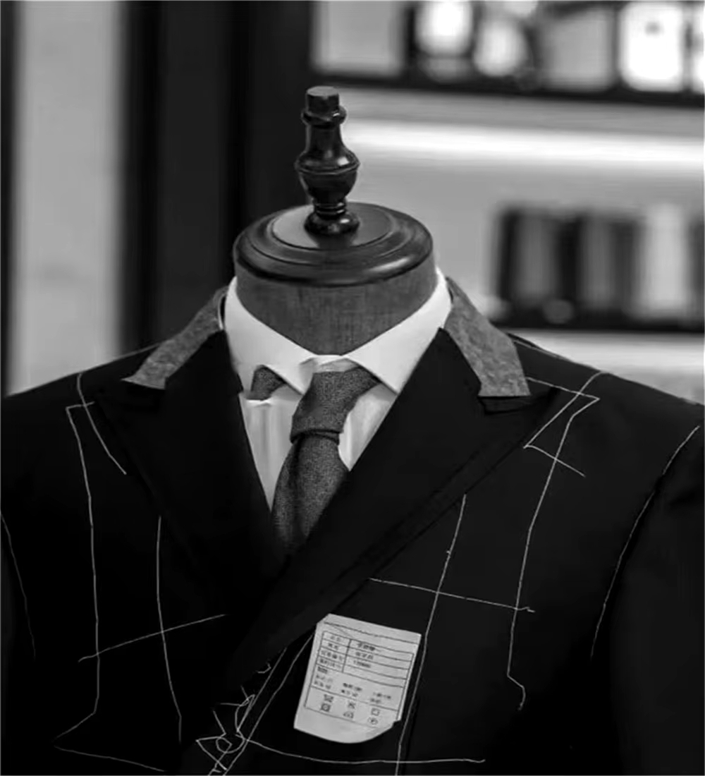 Grey/Black Striped Mens Suits  - Men'S Grooming Jacket ulasan dan harga