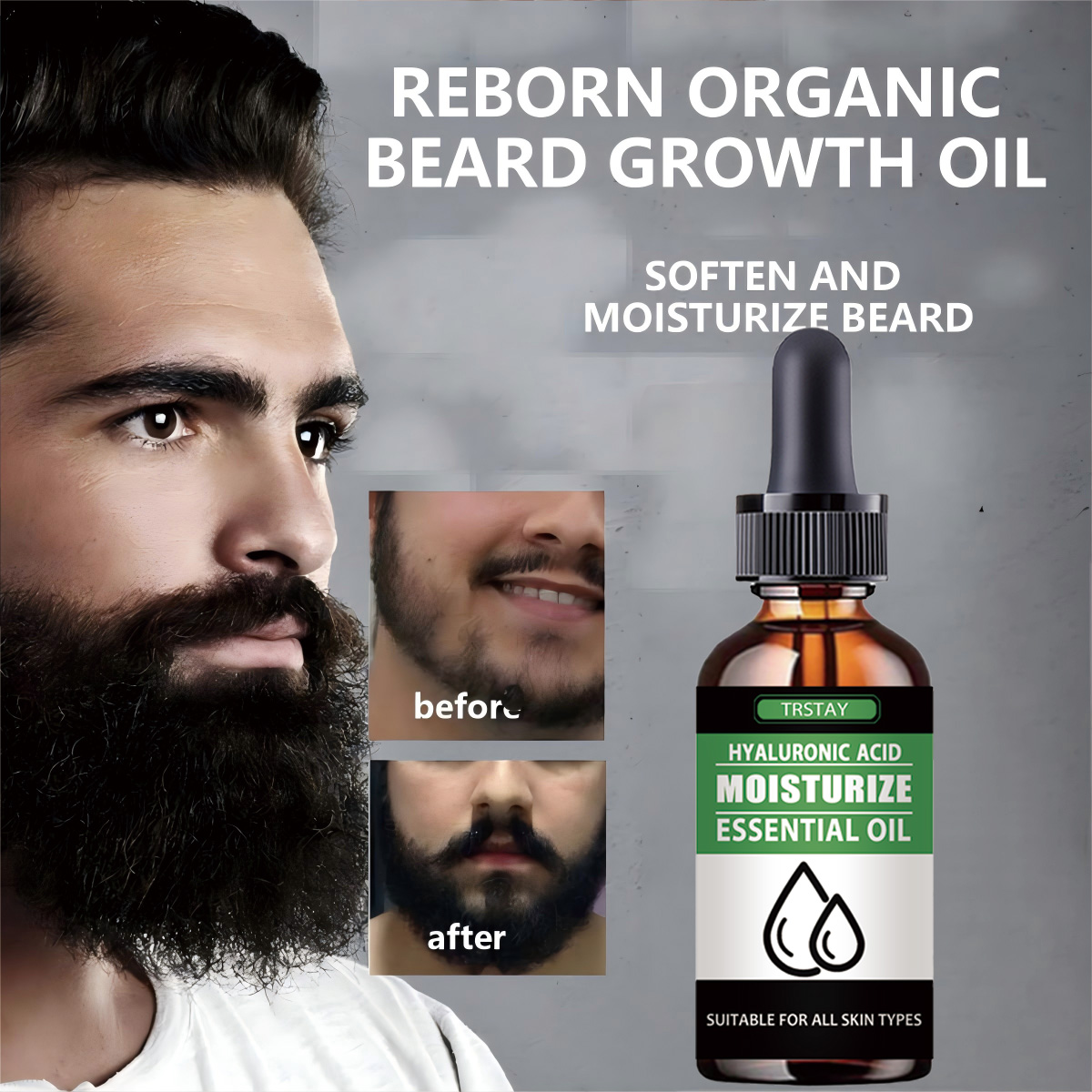 100%Natural Accelerate Facial  - Beard Oil Growth ulasan dan harga
