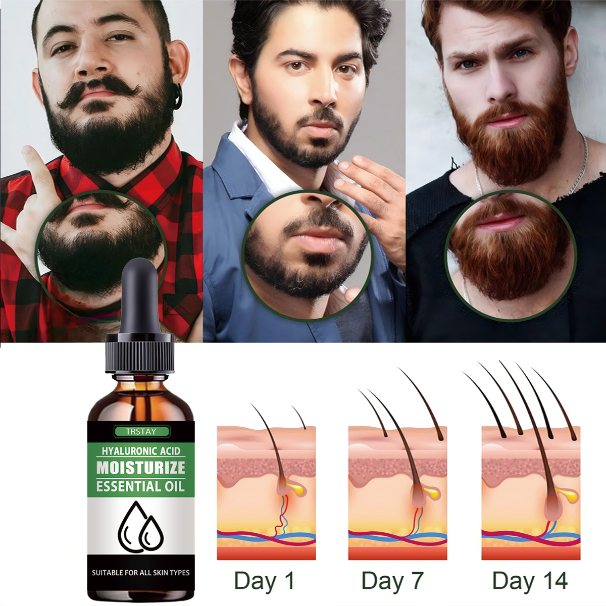 100%Natural Accelerate Facial  - Beard Oil Growth ulasan dan harga