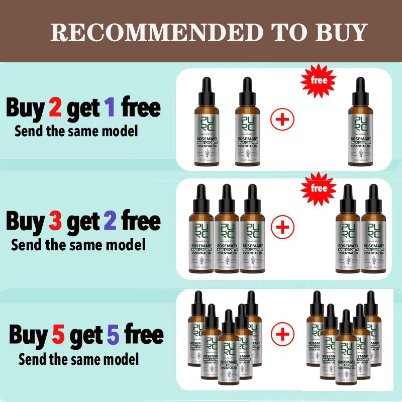 PURC Rosemary Oil For Hair Gro - Beard Oil Growth ulasan dan harga