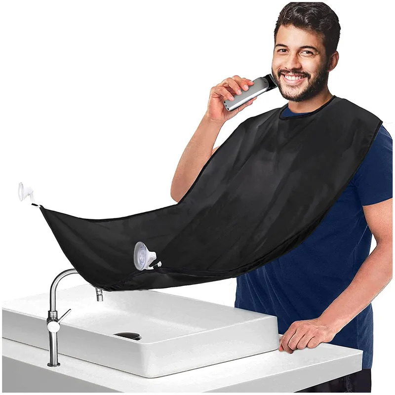 1pc Men Beard Shaving Apron Tr - Men'S Grooming Mirror ulasan dan harga