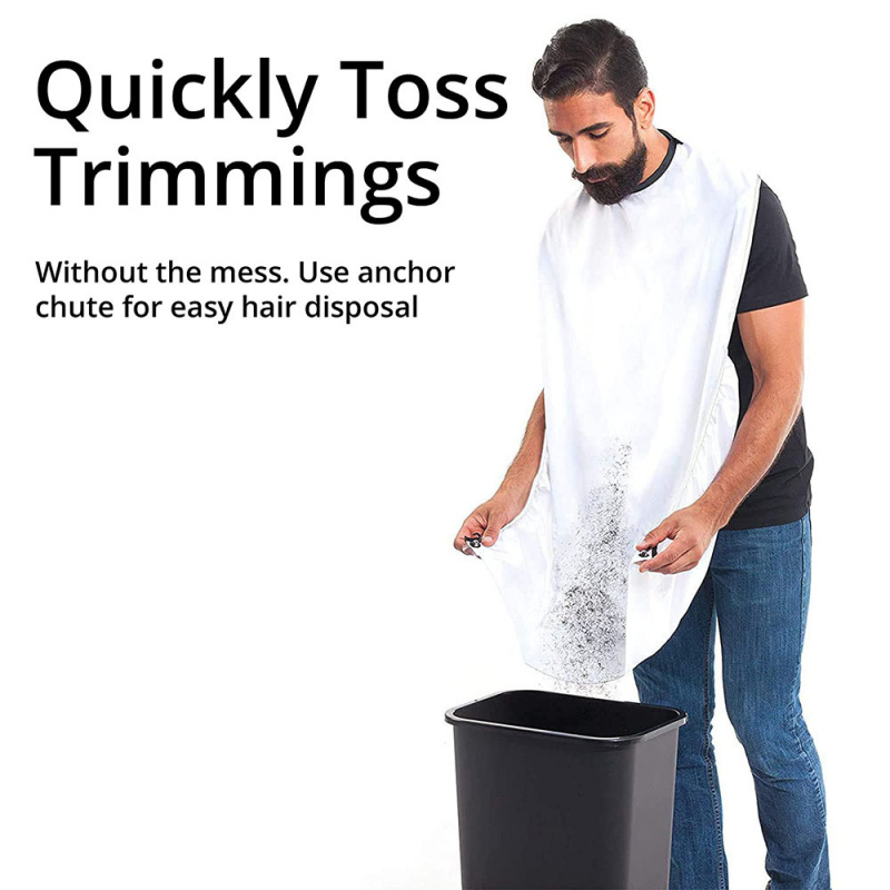 1pc Men Beard Shaving Apron Tr - Men'S Grooming Mirror ulasan dan harga
