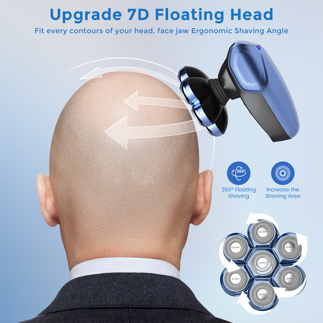 Sejoy 6-in-1 7D Head Shavers f - Men Grooming Full Body ulasan dan harga