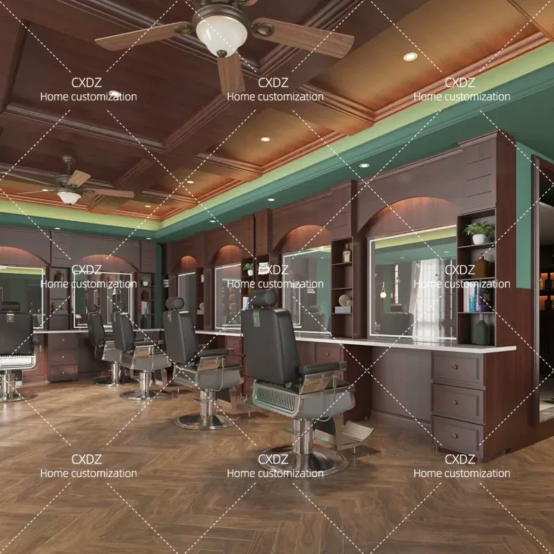 High End Retro Barber Shop Mir - Men'S Grooming Mirror ulasan dan harga