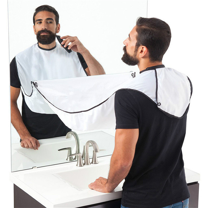 1pcs Men Beard Shaving Apron T - Men'S Grooming Mirror ulasan dan harga