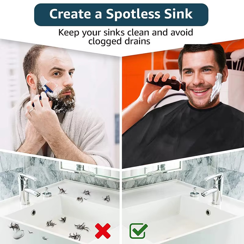 1pcs Men Beard Shaving Apron T - Men'S Grooming Mirror ulasan dan harga