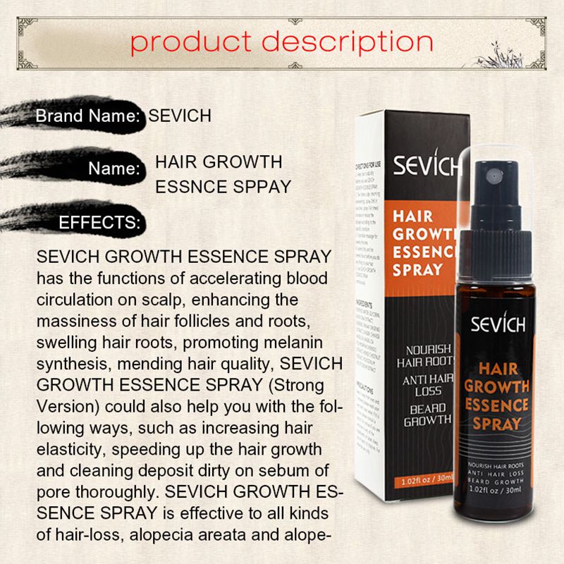 Sevich 30ml Hebal Oil Essence  - Beard Oil Growth ulasan dan harga