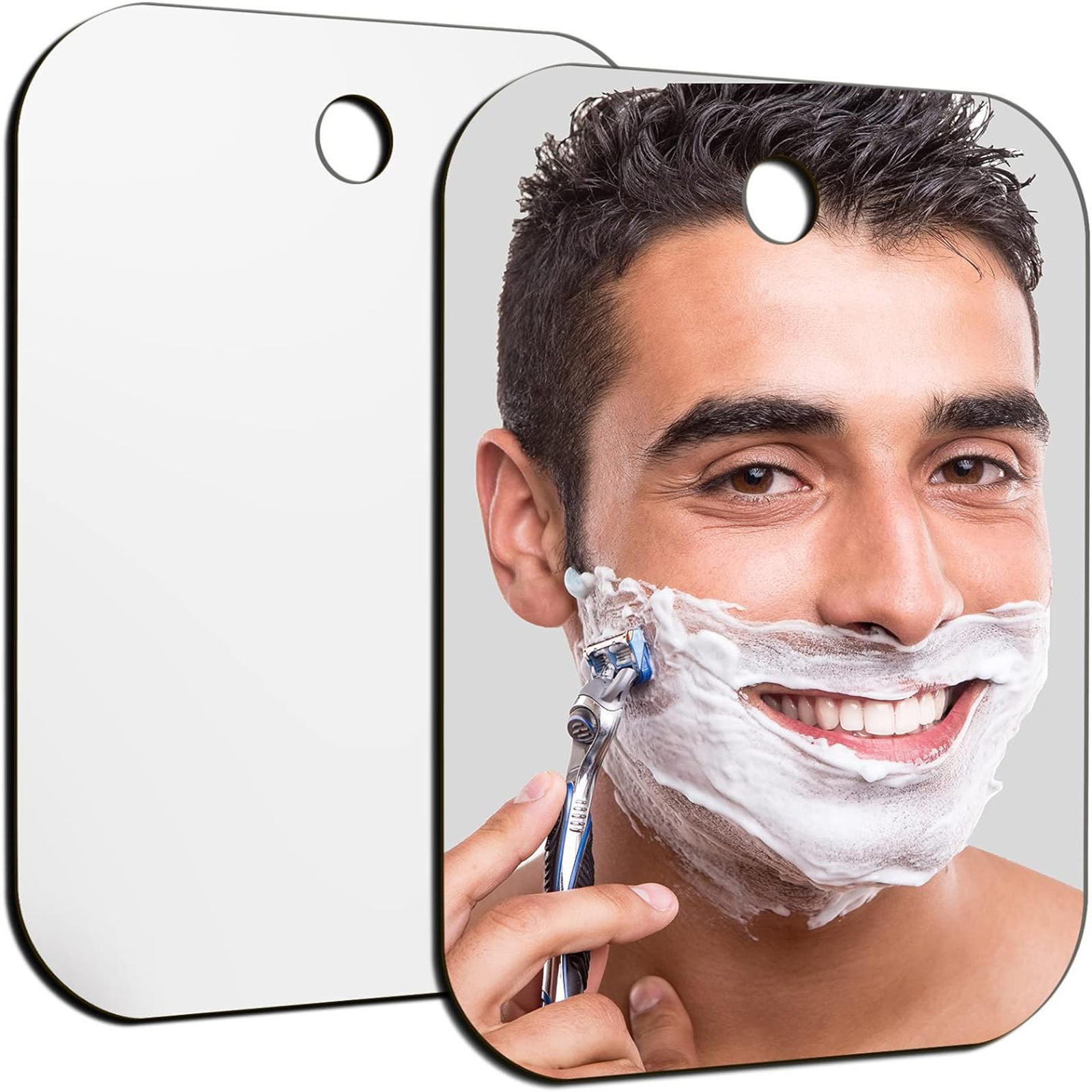 1PCS Acrylic Shower Mirror wit - Men'S Grooming Mirror ulasan dan harga