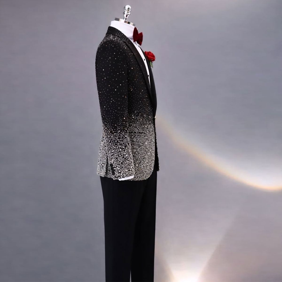 Handsome Rhinestone Diamond Me - Men'S Grooming Jacket ulasan dan harga