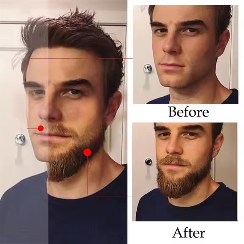 Fast Natural Mature Men Beard  - Beard Oil Growth ulasan dan harga