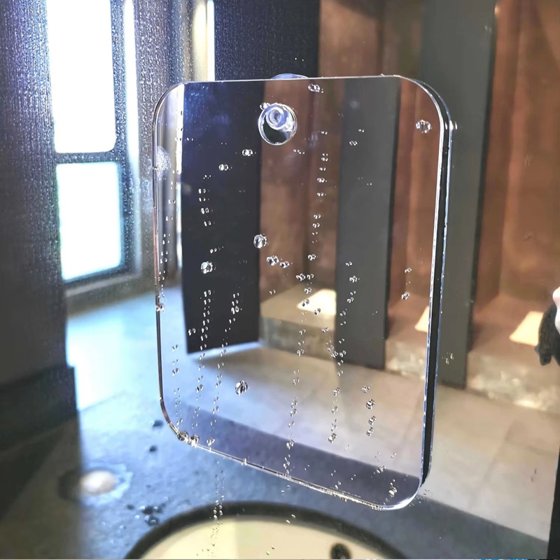 Acrylic Shower Mirror with Reu - Men'S Grooming Mirror ulasan dan harga